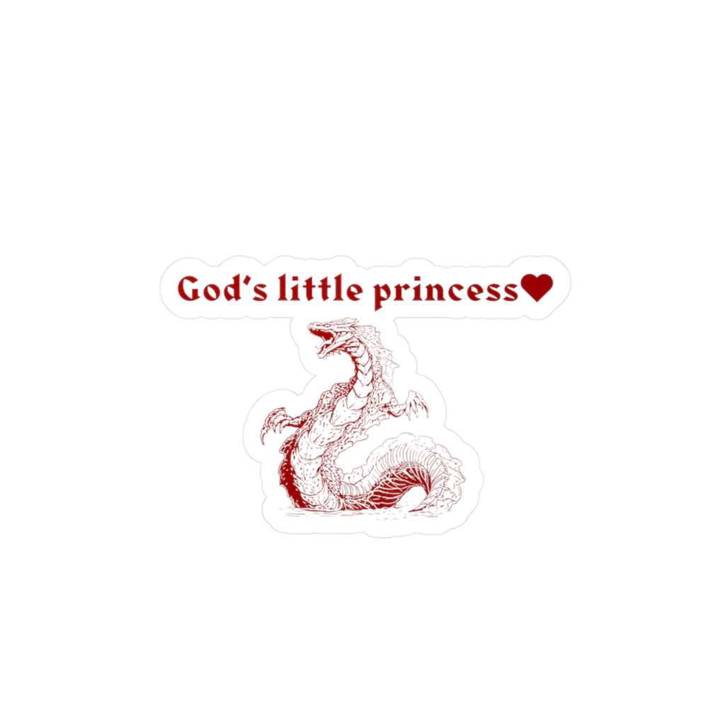 GOD'S LITTLE PRINCESS Sticker